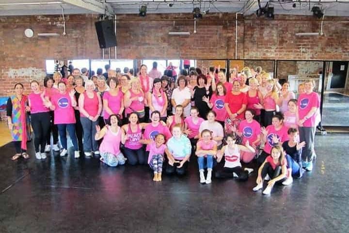 A dance class for The Haven breast cancer charity