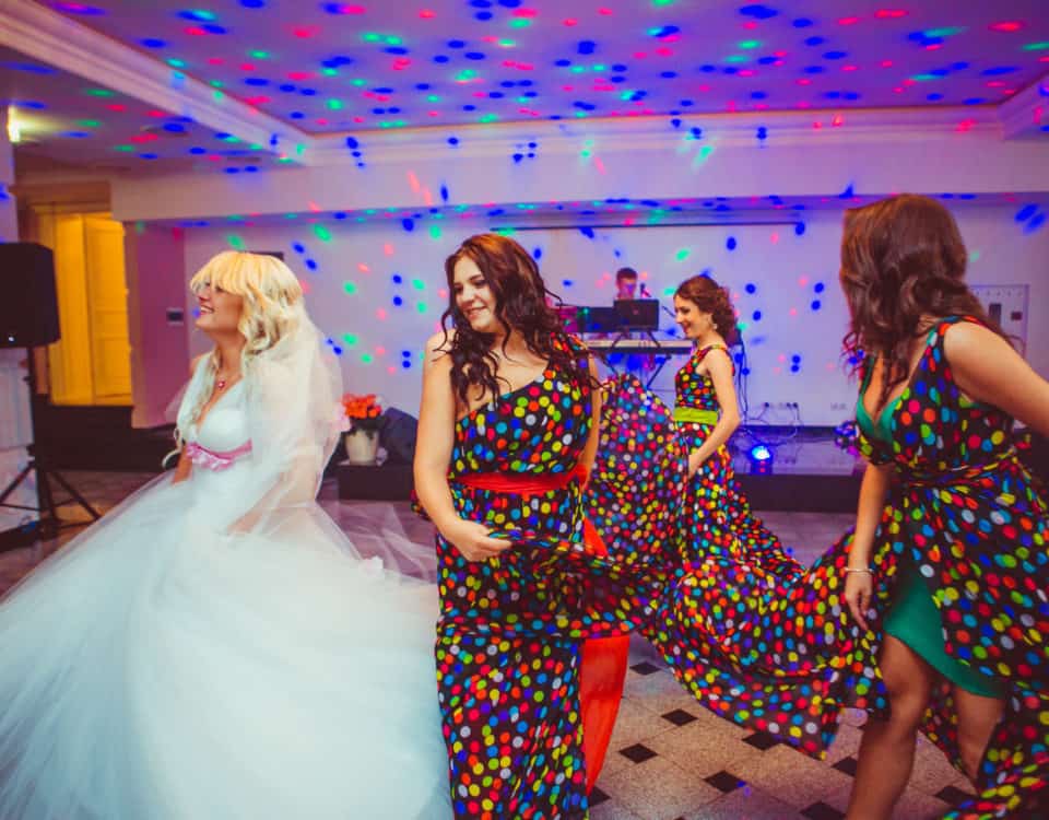 Flash mob ideas for a wedding, simply perform the routine learnt at the hen do