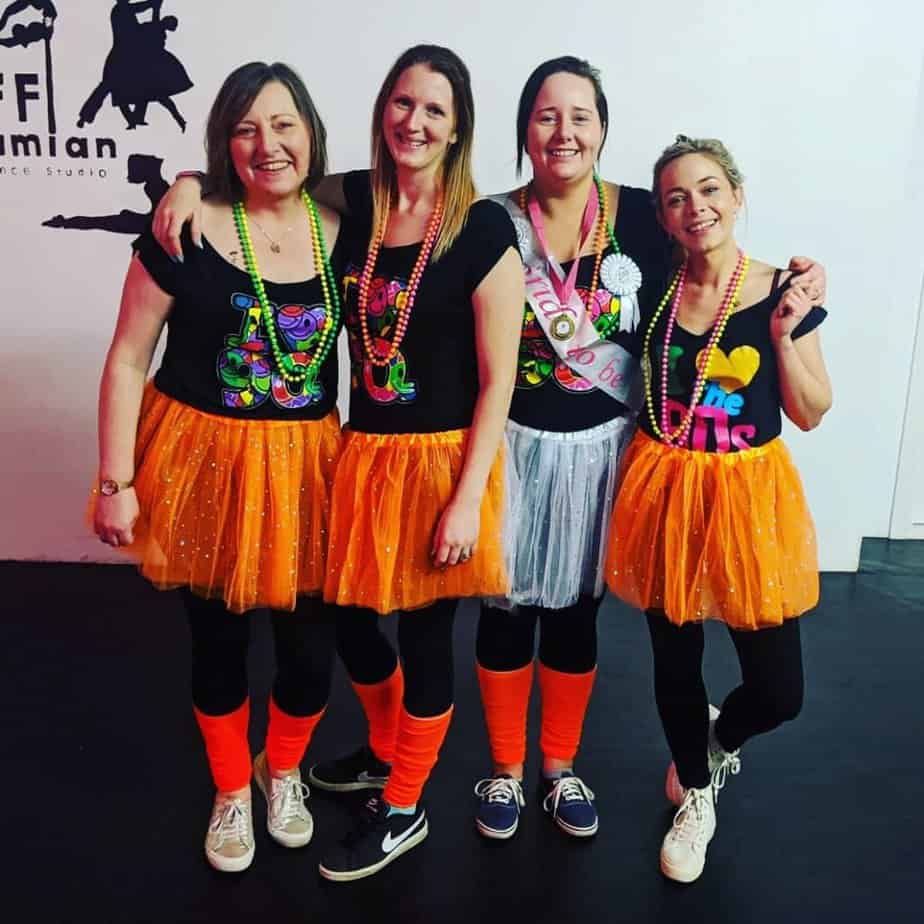 90s theme hen party - dance classes for fun