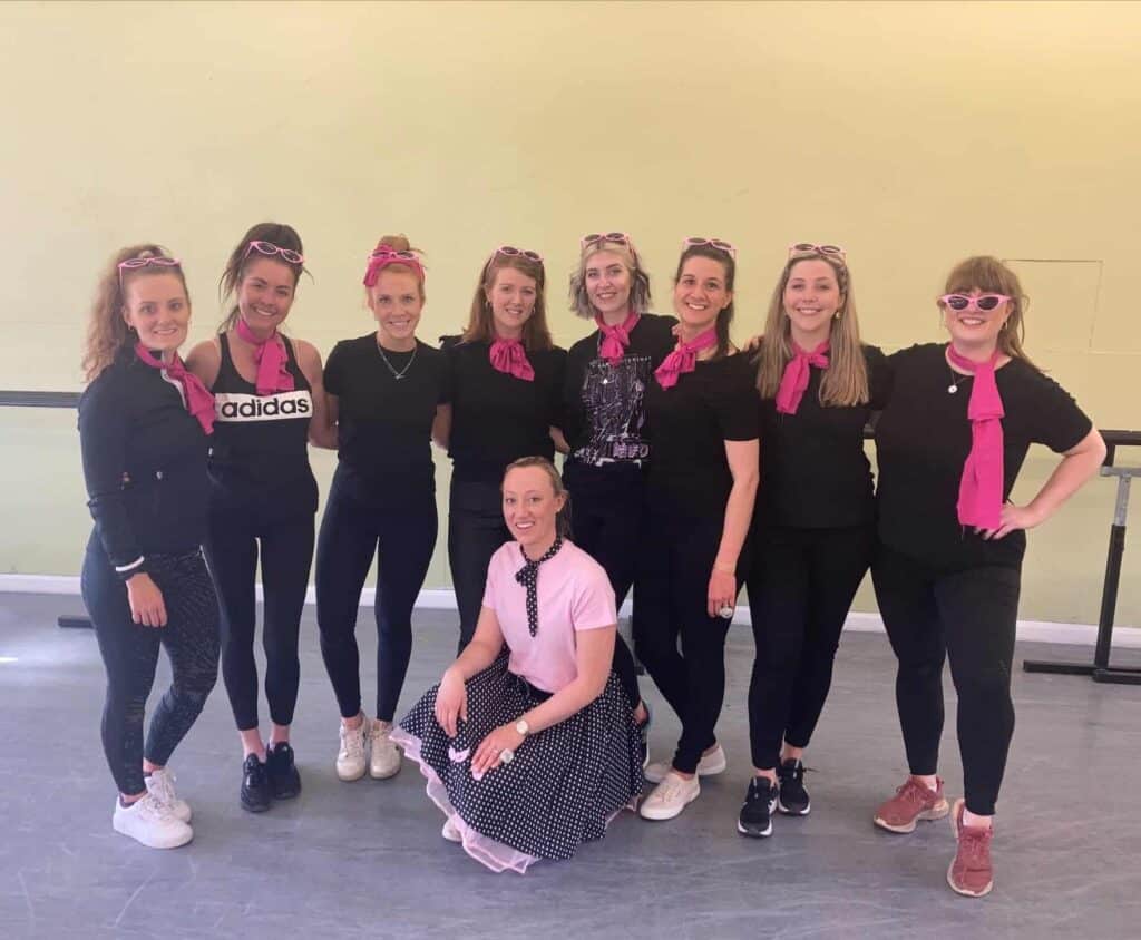 Go Grease Lightening at our fun Grease hen party dance lessons. The perfect activity for a Pink Ladies hen do.