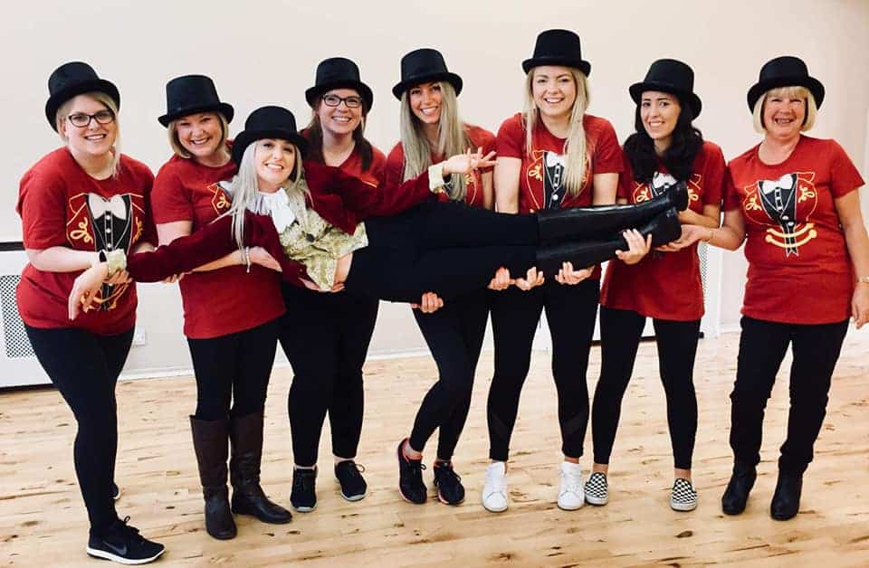 Fun Greatest Showman Themed Party Dance Classes for a Hen Party, Birthday Party or Christmas Party.