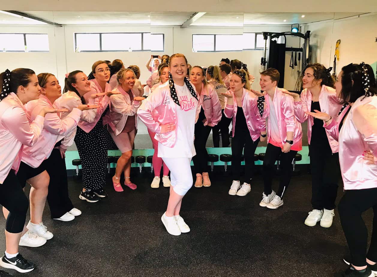 Fun themed Pink Ladies Hen Do Dance Classes. Grease themed hen party ideas.