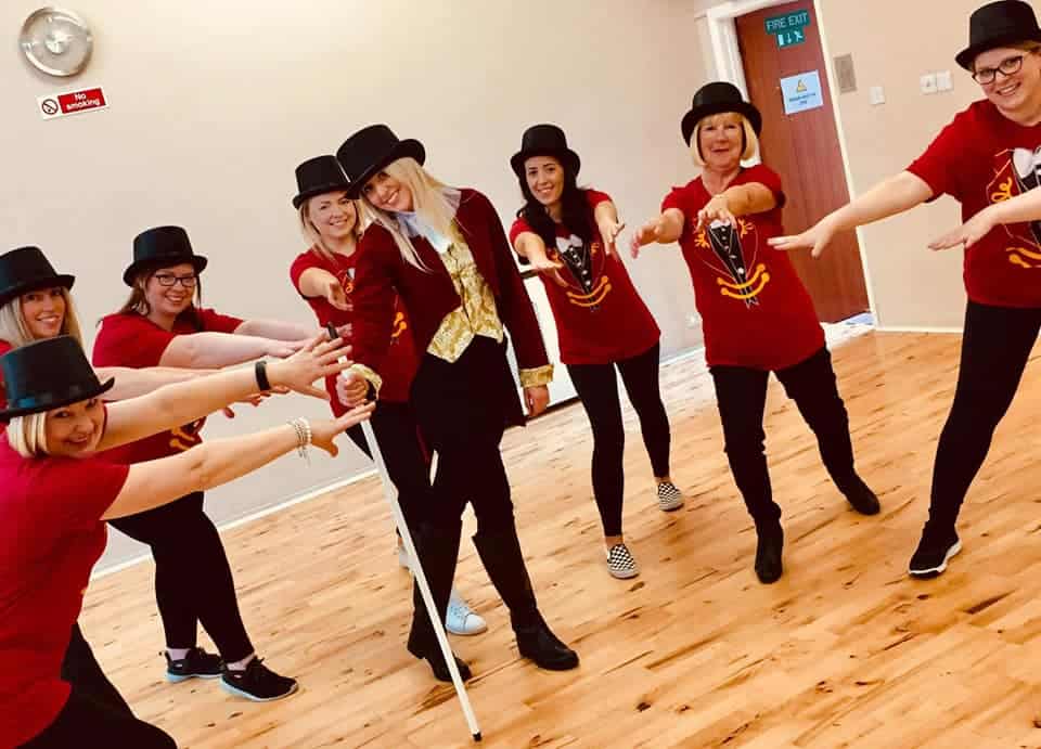 Fun themed dance classes for a Greatest Showman Party - perfect for Christmas, Birthdays or Hen Parties.