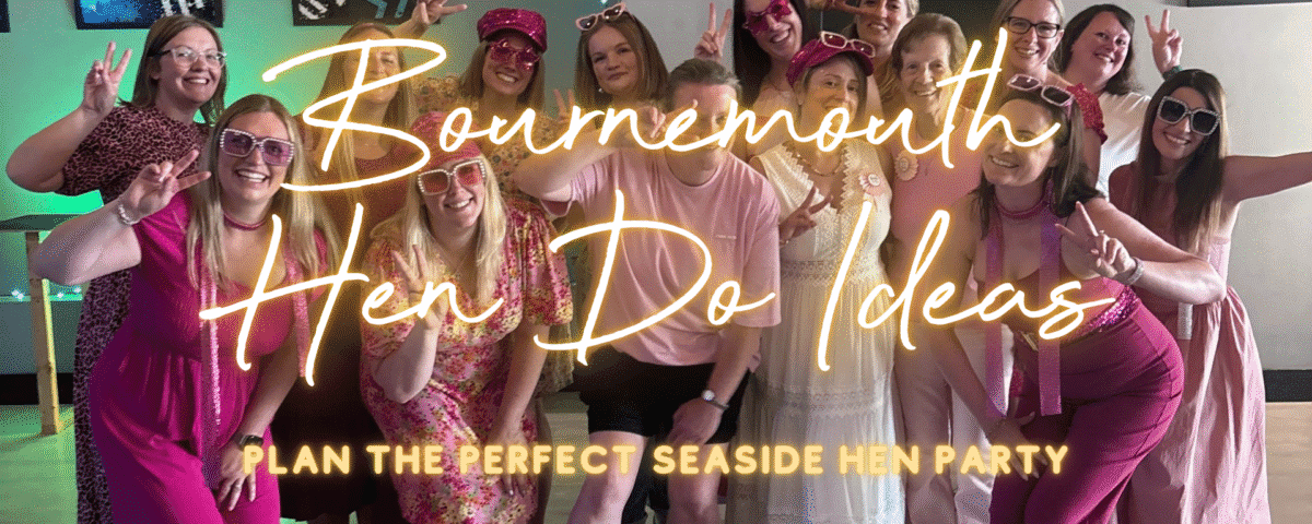 Bournemouth hen do ideas: hen group celebrating at their dance class in BOH Studios, Bournemouth