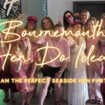Bournemouth hen do ideas: hen group celebrating at their dance class in BOH Studios, Bournemouth