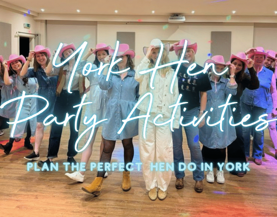 Hen party activities in York – a group enjoying a Sashay Dance hen party class