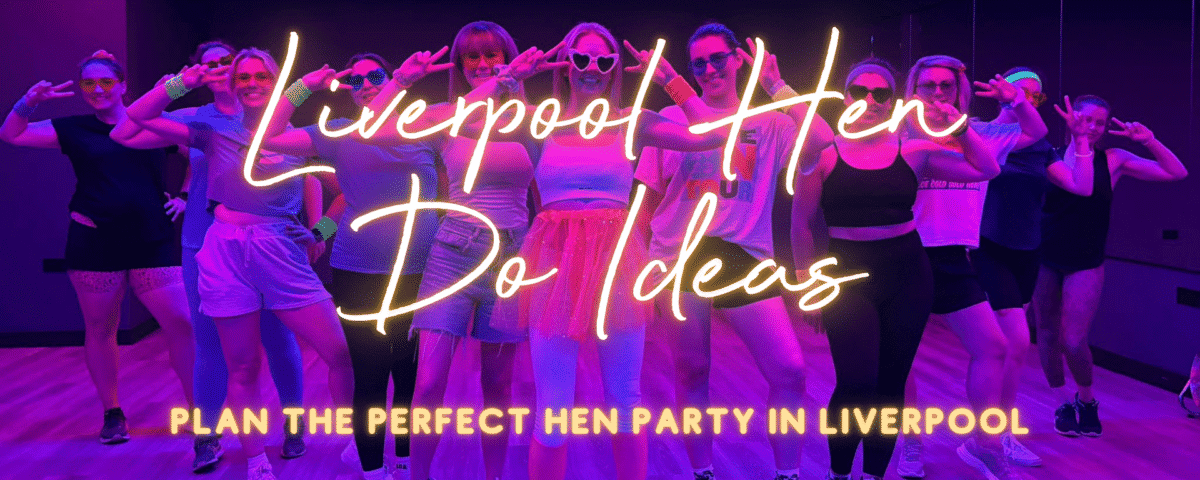 Liverpool hen do ideas, a group enjoying a Sashay Dance hen party class