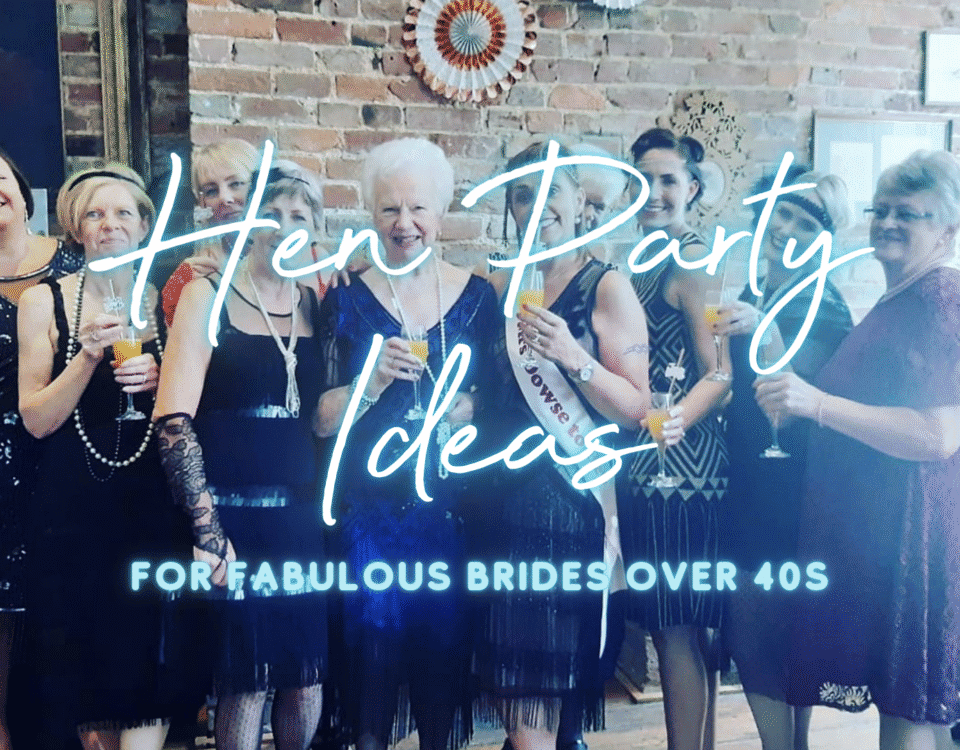 Hen party ideas for over 40s: elegant hen group laughing over prosecco
