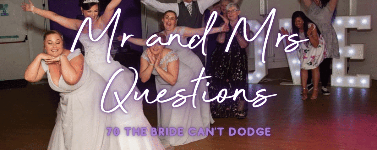 Mr and Mrs questions for hen do. Fun questions the bride can't dodge and perfect game for the hen do.