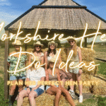 Hen party ideas Yorkshire: hen group celebrating at a dance class in a Yorkshire hen house