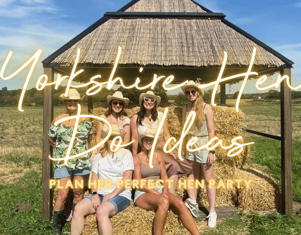 Hen party ideas Yorkshire: hen group celebrating at a dance class in a Yorkshire hen house