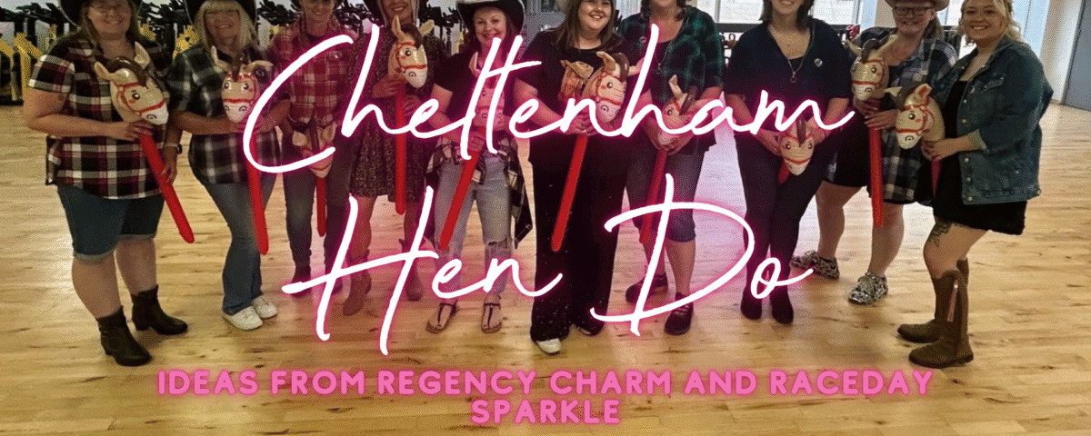 Cheltenham hen do ideas: hen group celebrating at a dance class in the Regency town