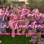 Hen parties in Taunton: hen group celebrating at a dance class in Somerset